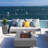 Manhattan 36" Outdoor Concrete Fire Table 45,000 BTU - Includes Lava Rocks & PVC Cover-355425722-302516613