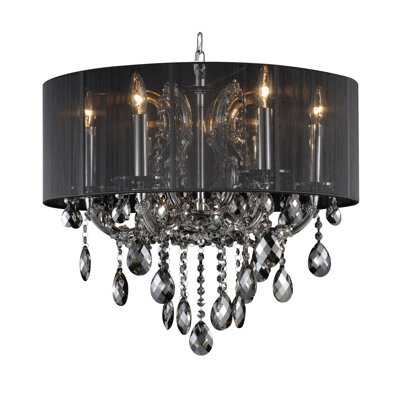 Lustre en cristal 6 lumières Kastoori