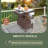 Outdoor Grill Cart With Stainless Steel Top,with Drop Leaf,rolling Kitchen Cart With Lockable Wheels-1187194072