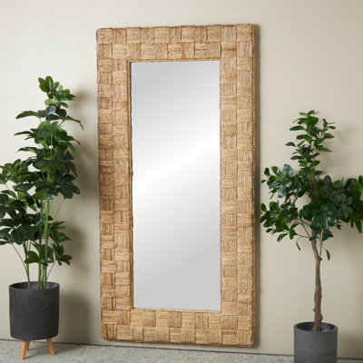Miroir de plancher rectangulaire