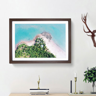 Beach in Conakry Guinea in Abstract - Picture Frame Photograph Print