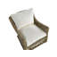 Oswestry Wicker Outdoor Lounge Chair with Ottoman