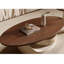 Table basse ovale en fer