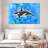 Brampt Orca On Blue