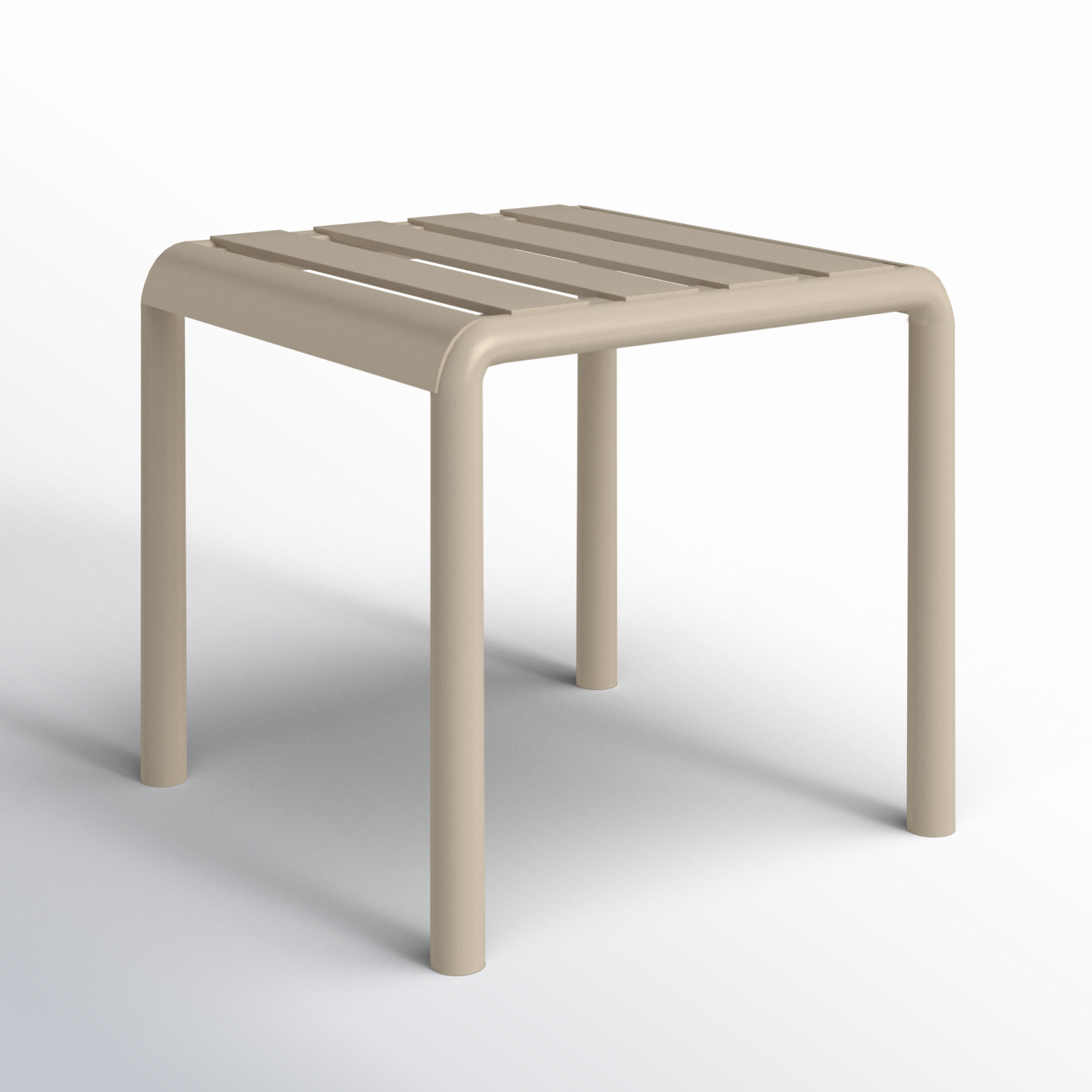 Paris 16" Outdoor Side Table, Taupe