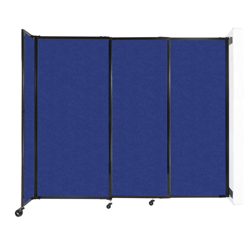 Cloison portative Soundsorb, H 72 po x l 86 po x P 26 po, Bleu