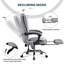 Fauteuil de massage Felix avec chaleur, 6 points de vibration et repose-pieds