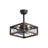18Inch Caged Ceiling Fan With Lights Remote Control For APP(No Warranty On Bulbs)