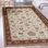  Weisgerber Oriental Floral Medallion Ivory Brick Area Rug
