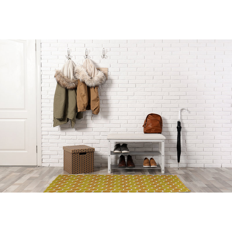Chenille Geometric Indoor Rug, Rectangle 3' x 5'