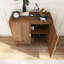 Buffet 31,3 "en bois avec tablette réglable