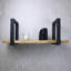 Utility Pine Solid Wood Bracket Shelf