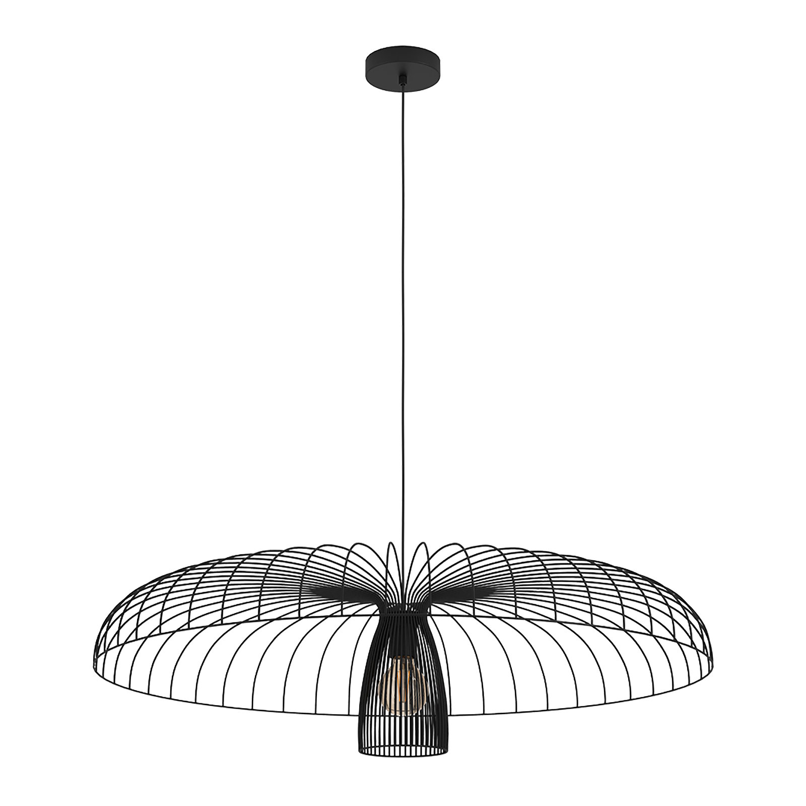 Reza Metal Dimmable Chandelier, 10.63" H x 38.7" W x 38.7" D