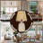 Kokenos Ceramic and Rattan Table Lamp with Scallop Shade-2036397905