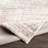 Mciver Power Loom Cream/Medium Gray/Pale Pink/Light Gray Pink Rug-1878265668