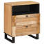 50cm W Solid Wood Bedside Table