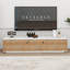 Meuble télé moderne, console multimédia avec rangement multifonctionnel-1098868903