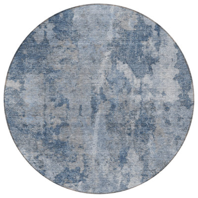 Tapis d'intérieur rond 8 po