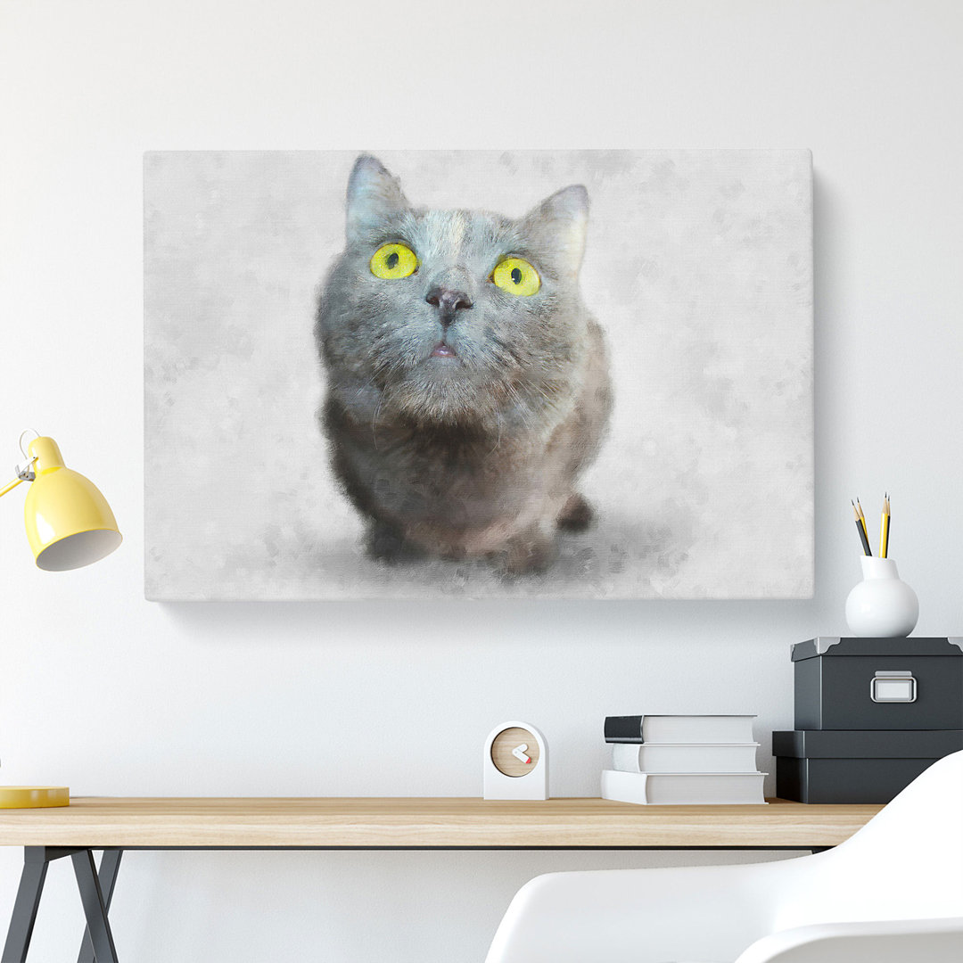 British Shorthair Cat Vol.4 - Wrapped Canvas Print