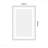 20" X 32" Aluminum Frame LED Bathroom Accent Mirror - Front & Backlight, Wall-Mounted Vanity Mirror-894391892-894391883-894391885