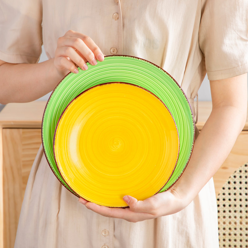  Dinnerware , Orange/Red