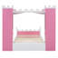 Lit plateforme simple tapissier avec rangement et tiroirs-79535903