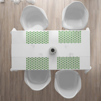 Polyester Floral Rectangle Placemat