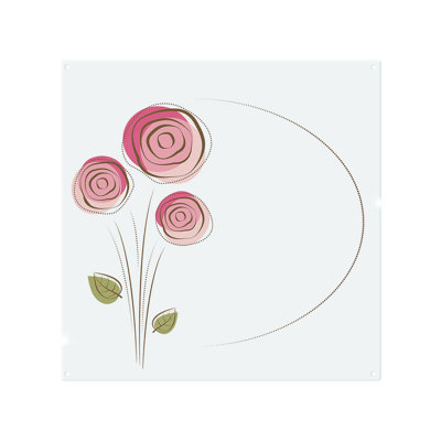 60cm W Glass Peel and Stick