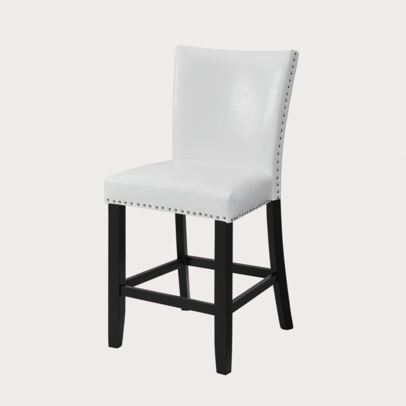 Fauteuil en velours 2pc, Blanc