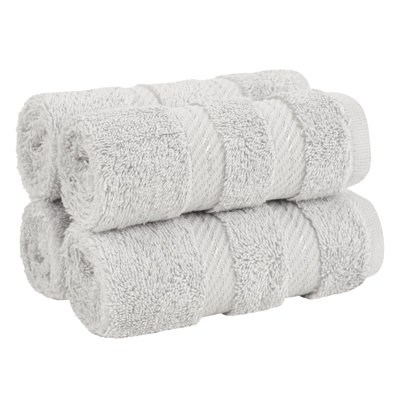 Darcelle 100% Cotton 4-Piece Turkish Washcloth Set