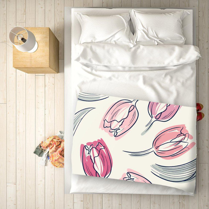 Hettie Plain Weave / Muslin Throw Blanket