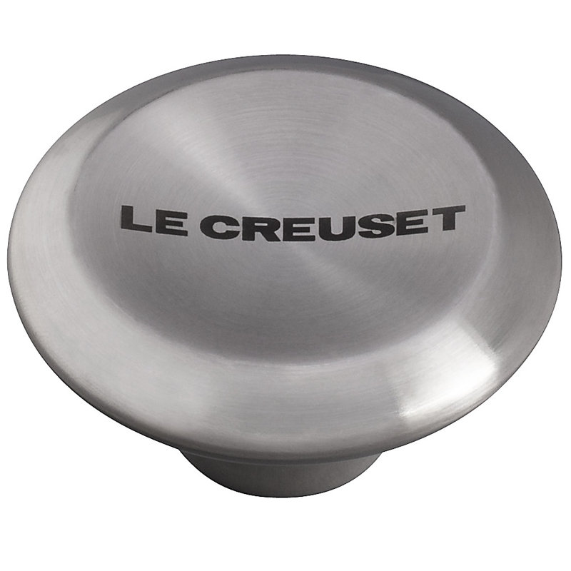 Le Creuset Signature Stainless Steel Knob, 2.5" W, Stainless Steel