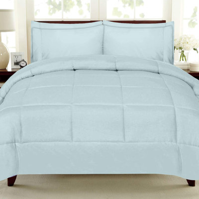 Ensemble d'édredon léger en duvet synthétique luxueux