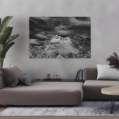 1960S Mount Rushmore Classic Retro Vintage Architecture Wall Art