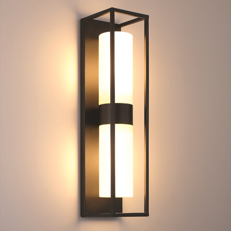 Lanterne d'extérieur 2 lumières REN, noire