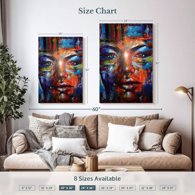 Leisha Skye, 36" H x 24" W