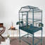 Cage de vol élégante moyenne bleue-112745263-132420539