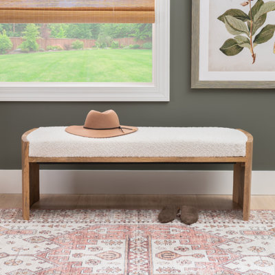 Wylam Upholstered Wood Bench