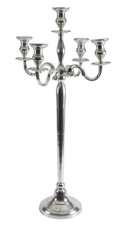 Aluminum Floor Candelabra