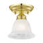 Plafonnier encastré 1 lumière 6,25 po Becky-22240842