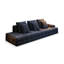 Coussin de canapé bleu en chenille standard Fourseat-2108965994