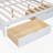 Wooden DayBed with 2 Drawers, Storage Shelf, and USB Charging Ports, -1896197724-1896197722