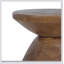Table d'appoint en bois pour patio Patti MGO, durable et légère avec finition grain de bois pour une utilisation intérieure et extérieure