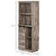 Kitchen Buffet With Hutch, Pantry Storage Cabinet With Sliding Barn Door, Adjustable Shelf