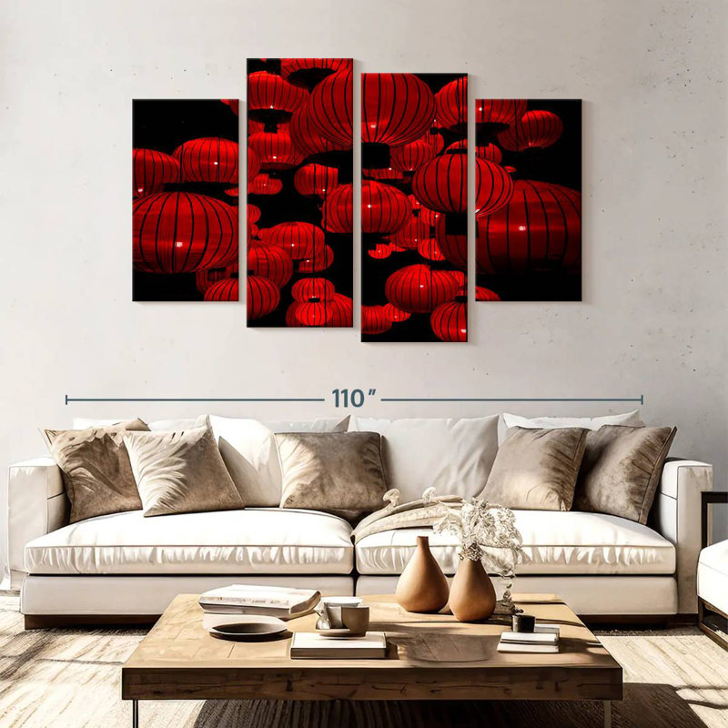 Lanternes chinoises rouges Nicci