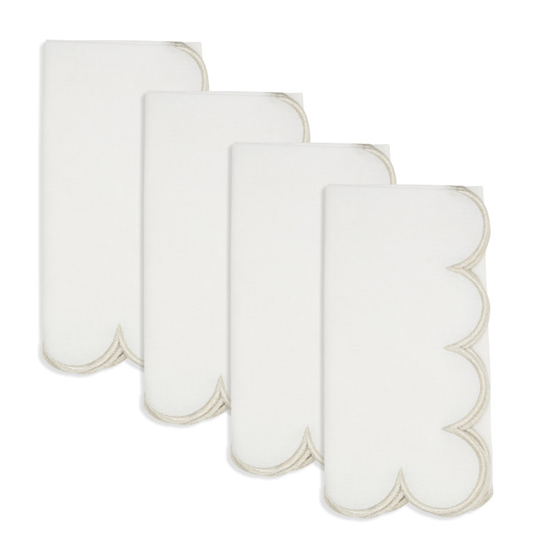 Serviette rectangulaire Paddock 100% coton, Champagne