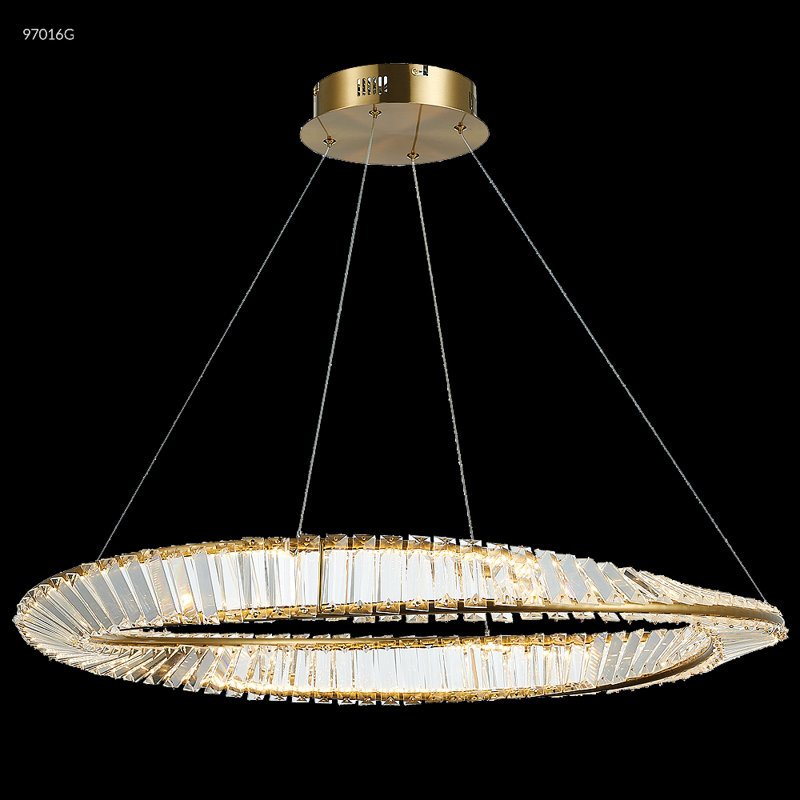 Lustre contemporain à DEL