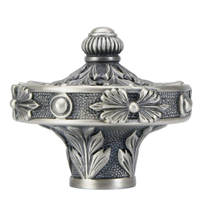 NANTUCKET KNOB, SILVER, 1.625, 1.625