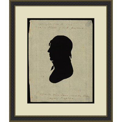 Colonial Male Silhouette 3 Print
