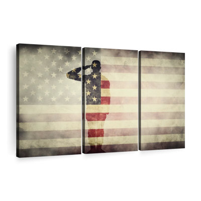 " USA Military Salute " 3 - Pieces